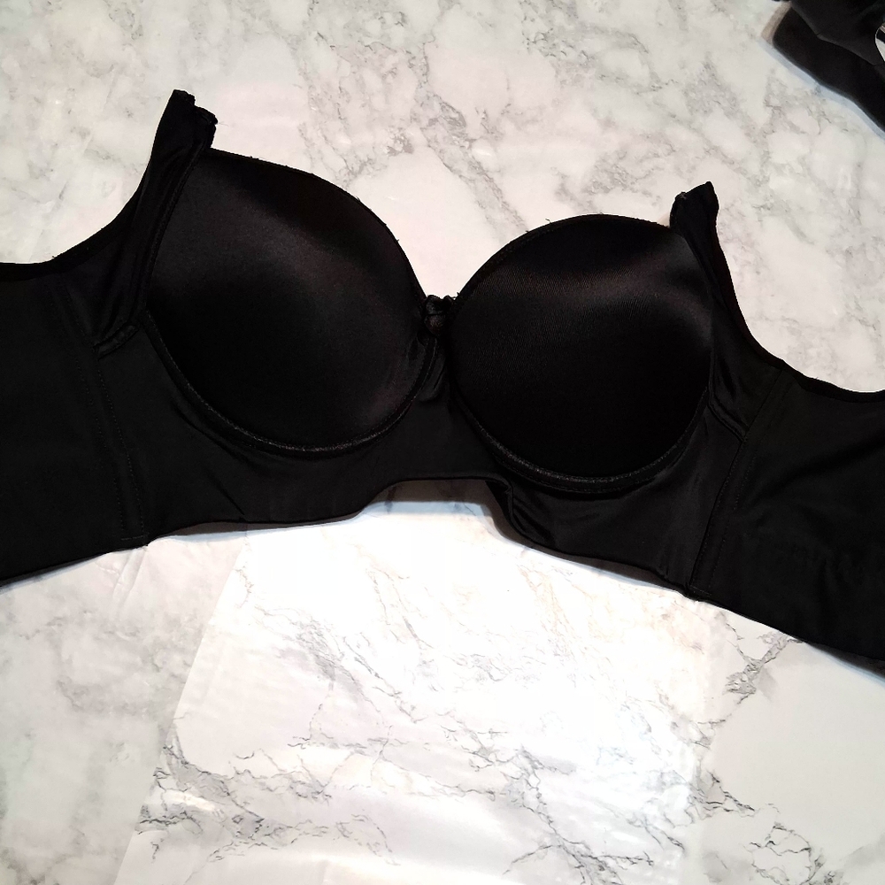 PERFECTISSIMA Corset Black Full-Coverage Push Ups & Wire Bra